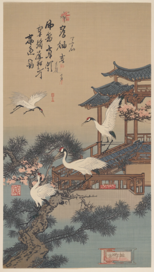 中式装饰画-ID:753714086