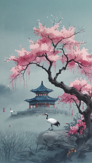 中式装饰画-ID:323534019
