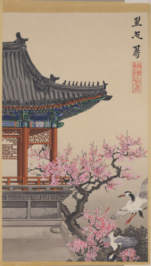 中式装饰画-ID:658574109
