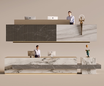 Modern Reception Desk-ID:194025995
