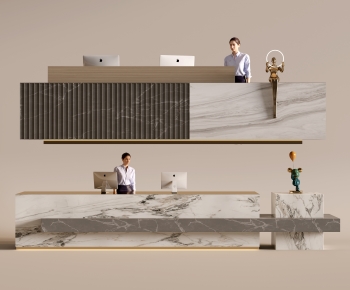 Modern Reception Desk-ID:333041913