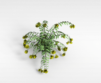 Modern Flowers And Grass-ID:683989053