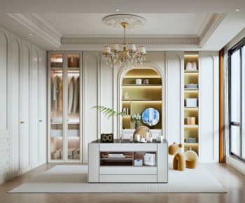 French Style Clothes Storage Area-ID:553883088