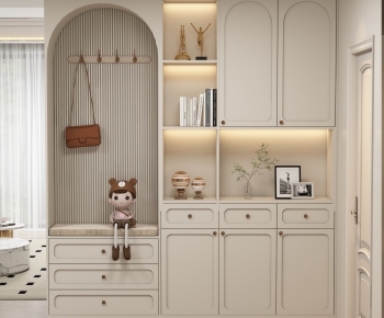 French Style Shoe Cabinet-ID:481767895