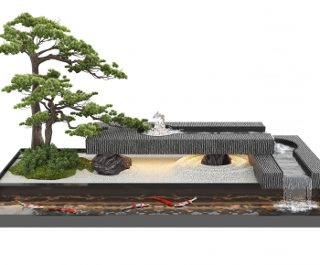 Modern Rockery Waterscape-ID:540039069