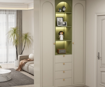 French Style Shoe Cabinet-ID:666636941