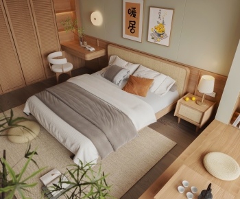 Japanese Style Bedroom-ID:737041004