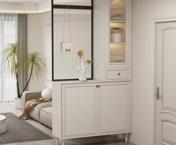 French Style Shoe Cabinet-ID:486906058