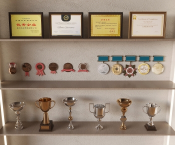 Modern Flag/badge/trophy/certificate-ID:102210024