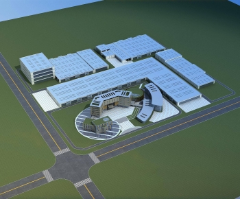 Modern Architectural Bird's-eye View Planning-ID:150841957