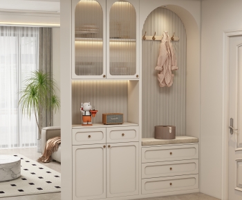 French Style Shoe Cabinet-ID:191214084