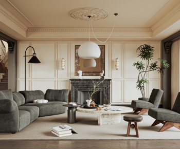 French Style A Living Room-ID:265169125