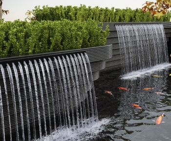 Modern Rockery Waterscape-ID:988193998