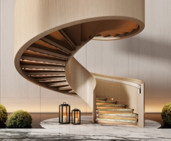 Modern Rotating Staircase-ID:606697087