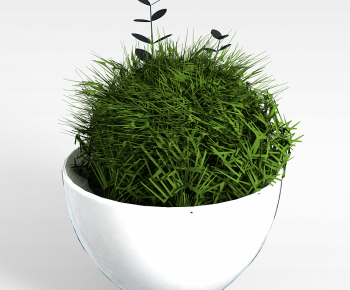 Modern Potted Green Plant-ID:861371047