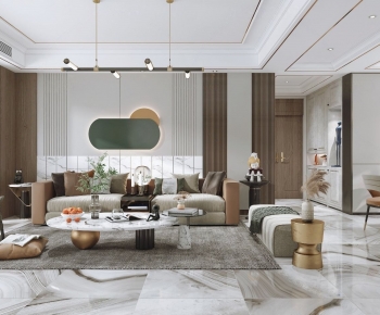 Modern A Living Room-ID:739420891