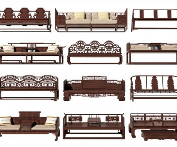 Chinese Style Multi Person Sofa-ID:862063884