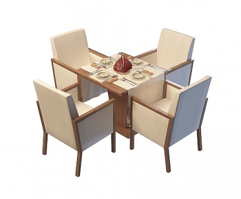 New Chinese Style Dining Table And Chairs-ID:653641949