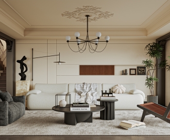 French Style A Living Room-ID:932990072