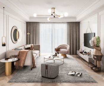 Modern A Living Room-ID:839895017