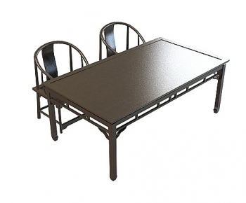 New Chinese Style Dining Table And Chairs-ID:582317112