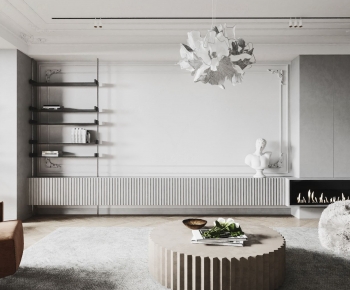 French Style A Living Room-ID:615820885