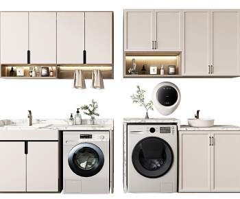 Modern Laundry Cabinet-ID:257432946