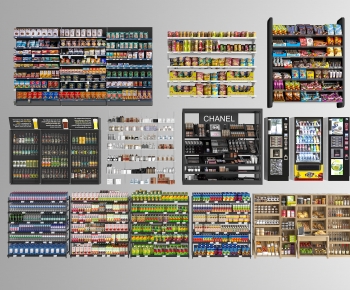 Modern Supermarket Shelf-ID:765810975