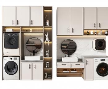 Modern Laundry Cabinet-ID:831763039