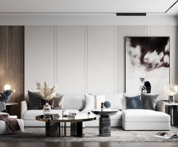 Modern A Living Room-ID:828491932