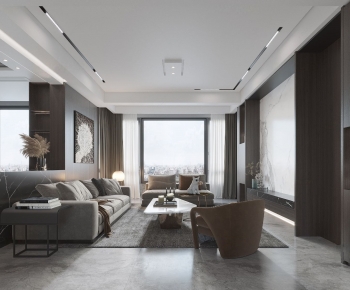 Modern A Living Room-ID:454467063