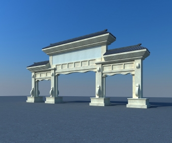 Simple European Style Facade Element-ID:743786105