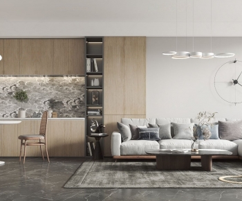 Modern A Living Room-ID:404243959