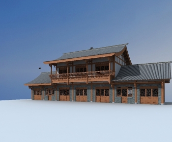 Chinese Style Ancient Architectural Buildings-ID:964651195