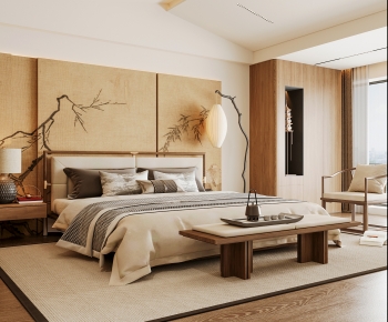 New Chinese Style Bedroom-ID:710225112