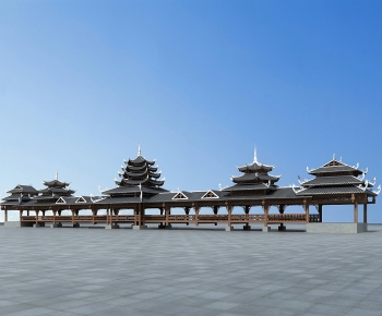 New Chinese Style Bridge-ID:516251095