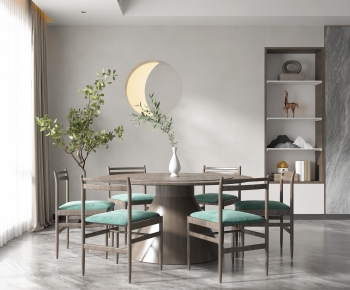 New Chinese Style Dining Room-ID:180556062