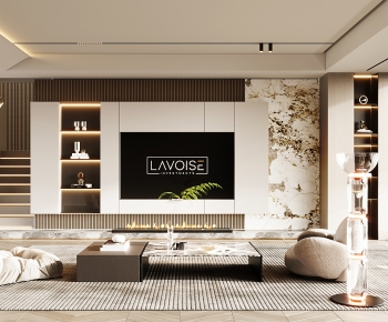 Modern A Living Room-ID:802464014