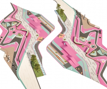 Modern Park Landscape-ID:322535049