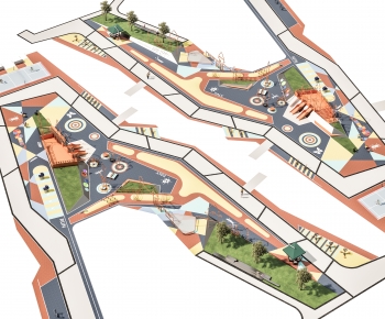 Modern Park Landscape-ID:495985035