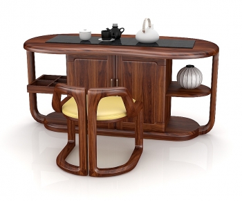 New Chinese Style Tea Tables And Chairs-ID:400357013