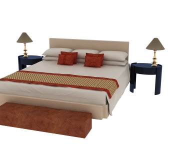 Modern Double Bed-ID:964513066