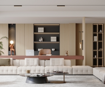 Modern A Living Room-ID:950410469