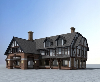 European Style Residential Building-ID:448411948