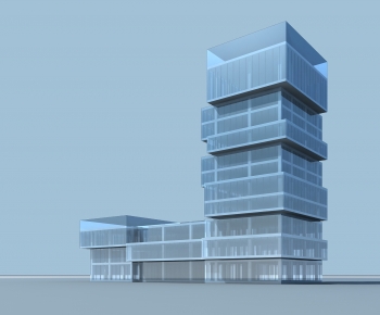 Modern Appearance Of Commercial Building-ID:595418939