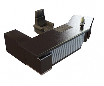 Modern Office Desk And Chair-ID:305202017