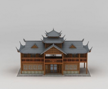 Chinese Style Ancient Architectural Buildings-ID:569797047