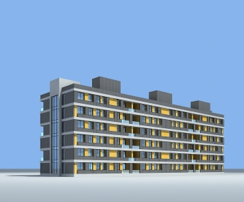 Modern Appearance Of Commercial Building-ID:190089941