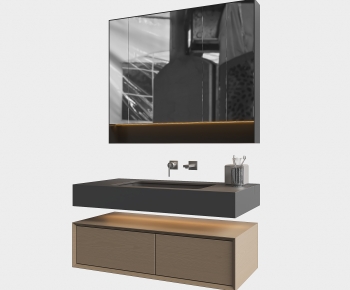 Modern Bathroom Cabinet-ID:117666019