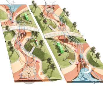 Modern Park Landscape-ID:311963085